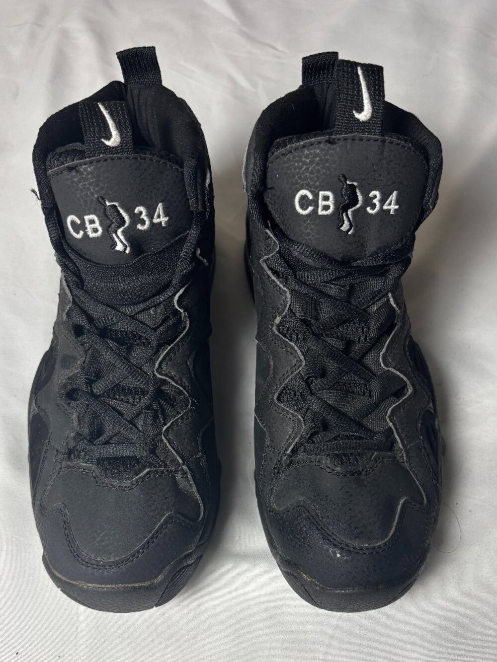 Nike Air CB 34 Men’s High-Top Sneakers 2010 | Triple Black | Size US 7M